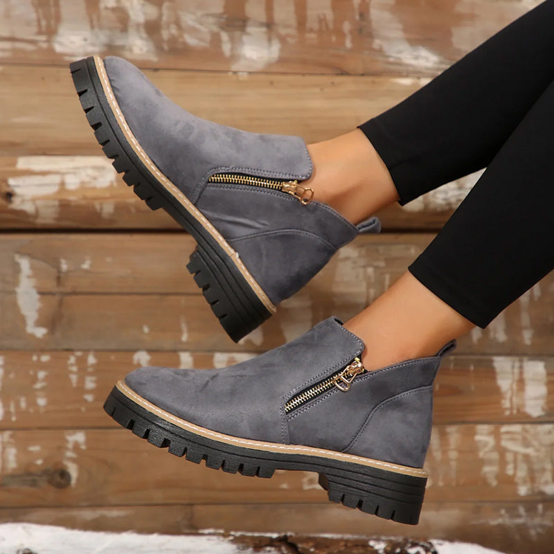 Tahlia Zip Ankle Boots