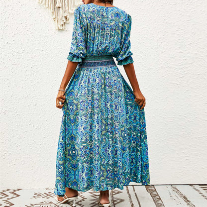 Sandstone Breeze Maxi Dress