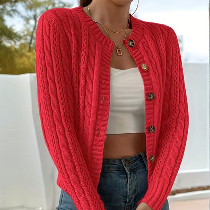 Olivia Knit Button Cardigan