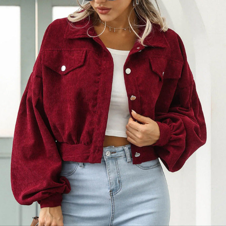 Corduroy Crop Jacket