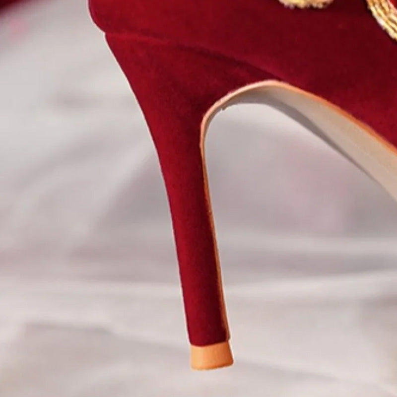 Regalia Velvet Heels