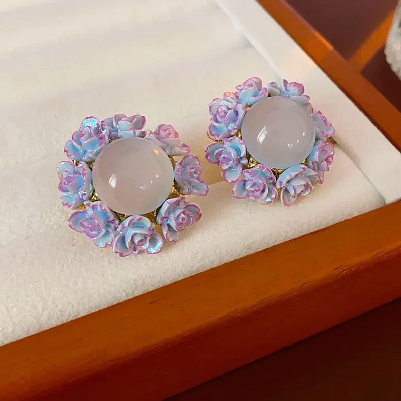 Ava Bloom Statement Studs
