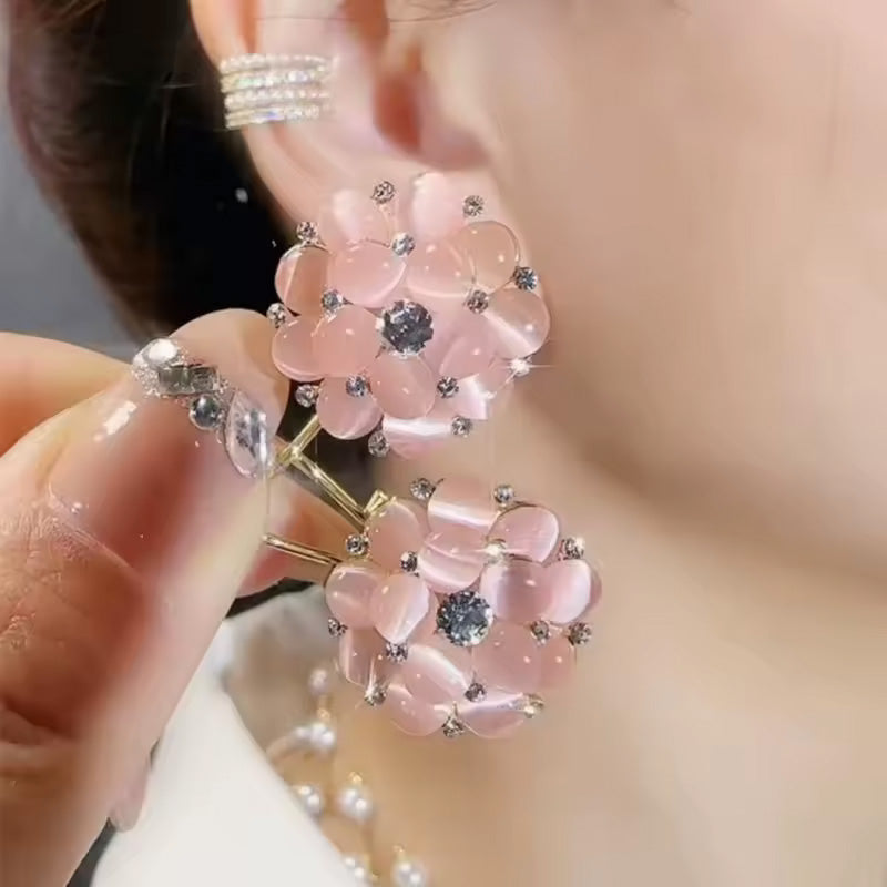 Madeline Clarke Blossom Crystal Earrings
