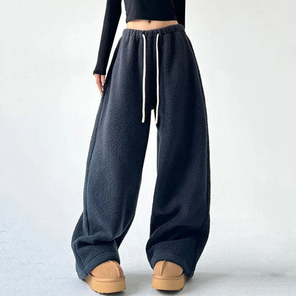 Harper Wide-Leg Fleece Pants