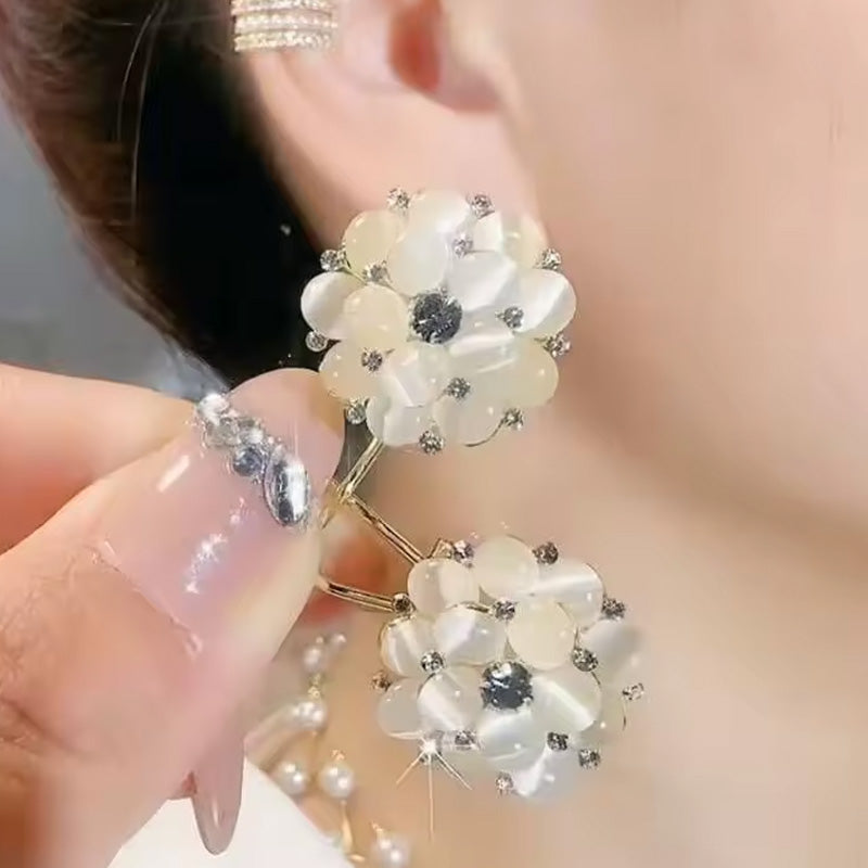 Madeline Clarke Blossom Crystal Earrings