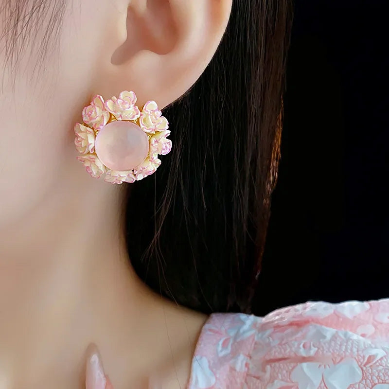 Ava Bloom Statement Studs