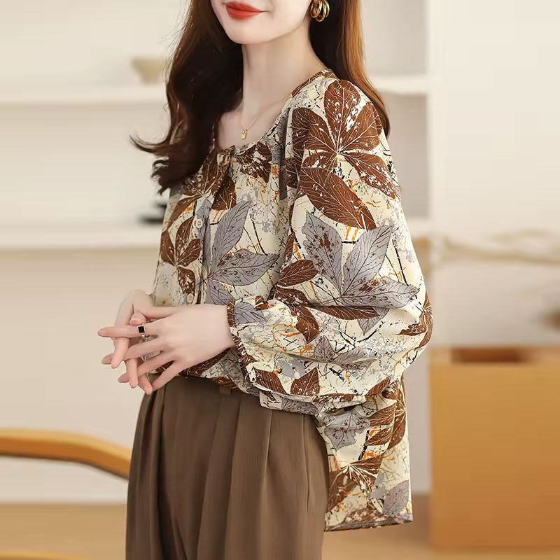 Ivy Leaf Flowy Blouse