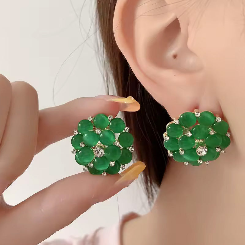 Madeline Clarke Blossom Crystal Earrings