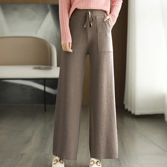 Charlotte Knit Wide-Leg Pants