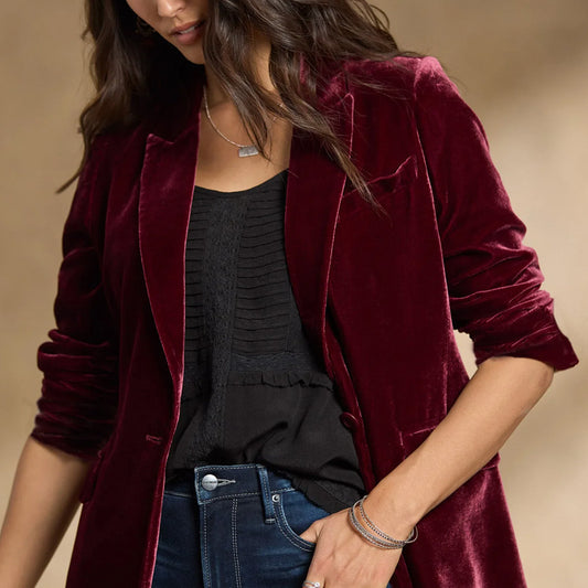 Clara Velvet Blazer