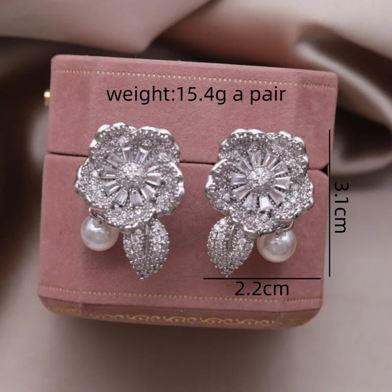 Matilda Pearl Bloom Earrings