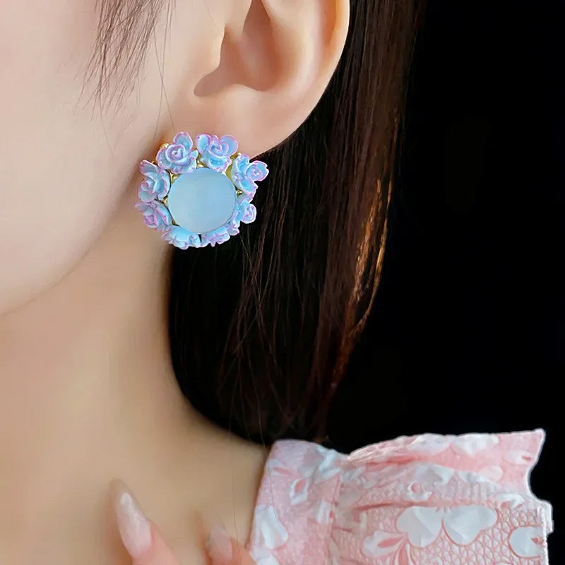 Ava Bloom Statement Studs