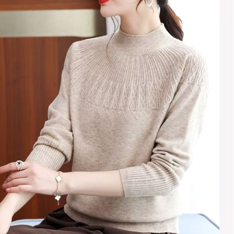 Freya High-Neck Knit Sweater
