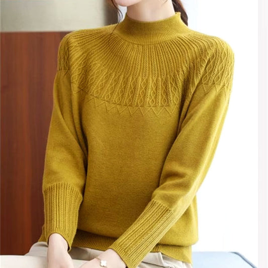 Freya High-Neck Knit Sweater
