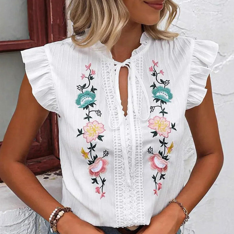 Alivia Ruffle Blouse