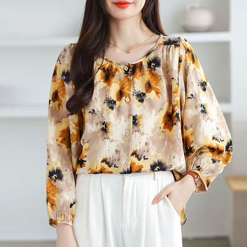 Emily Floral Print Blouse