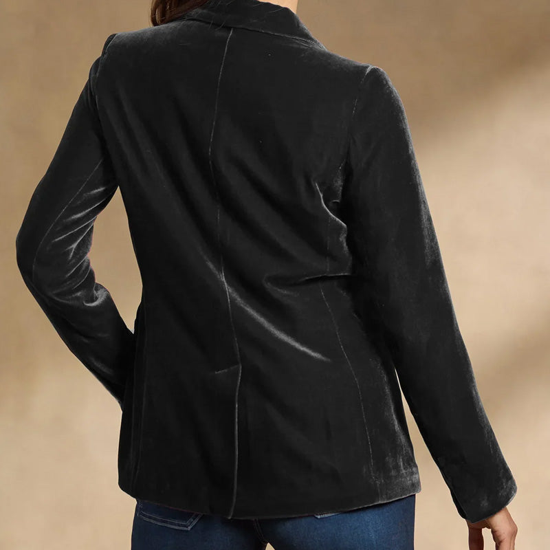 Clara Velvet Blazer