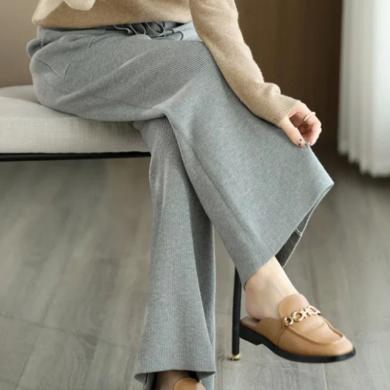 Charlotte Knit Wide-Leg Pants