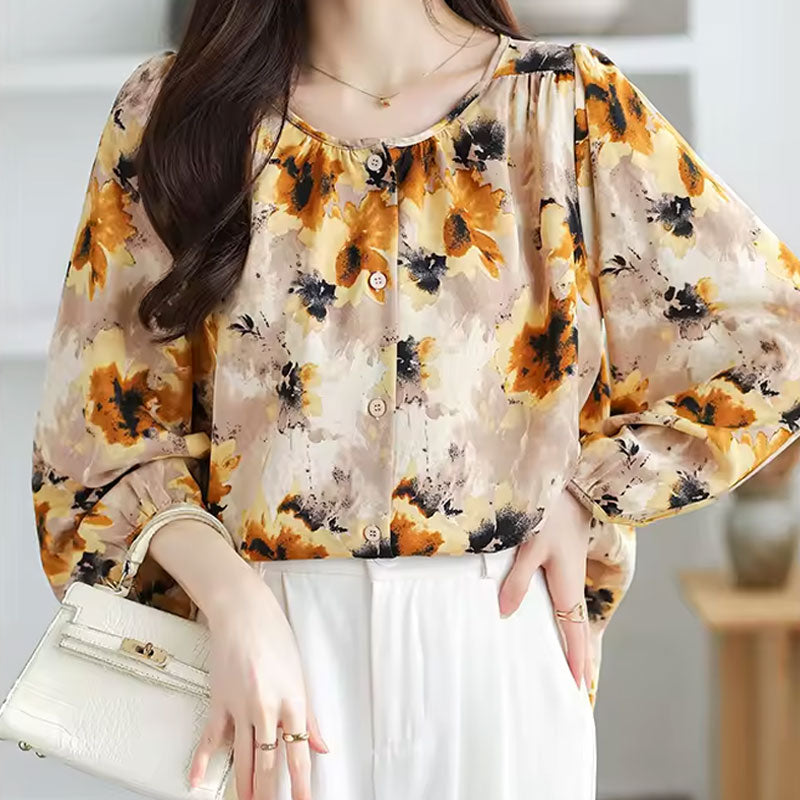 Emily Floral Print Blouse