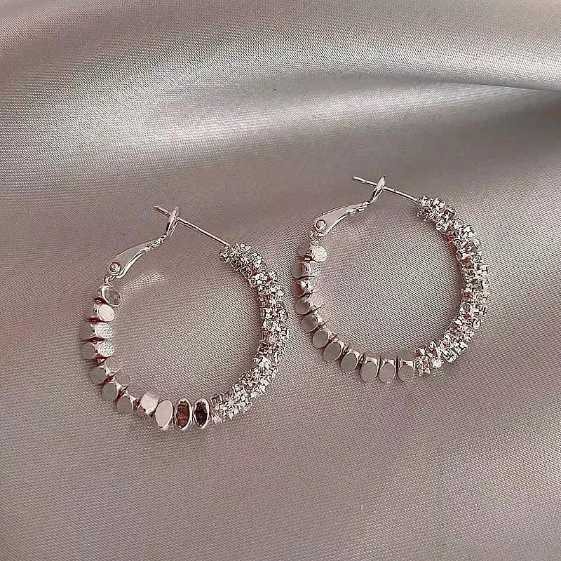 Sienna Crystal Hoop Earrings