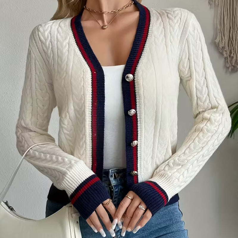 Harper Cable Knit Cardigan