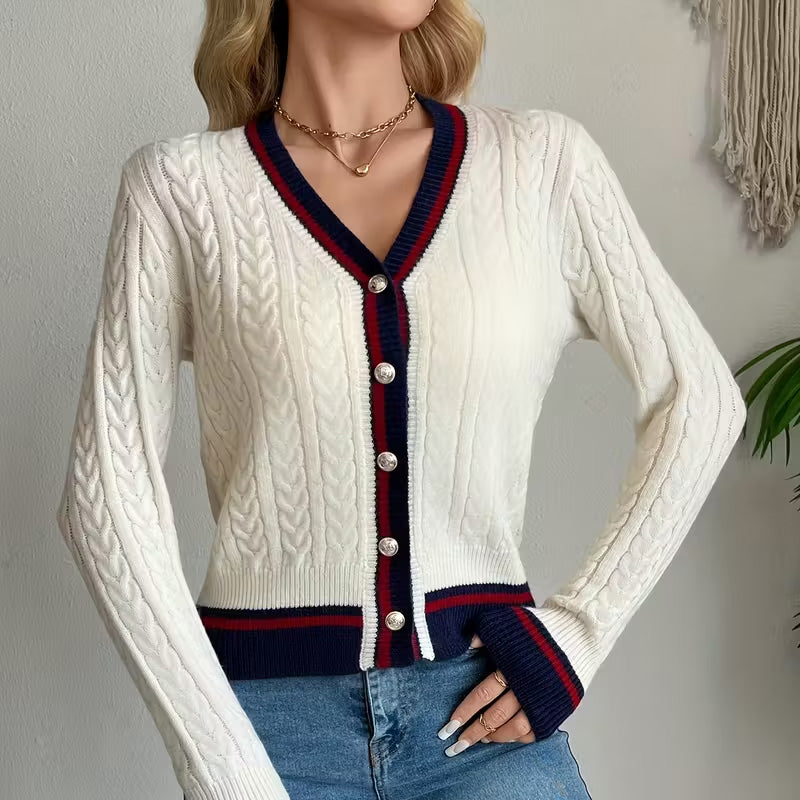 Harper Cable Knit Cardigan