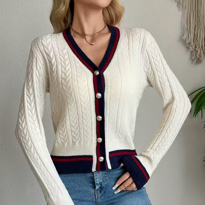 Harper Cable Knit Cardigan