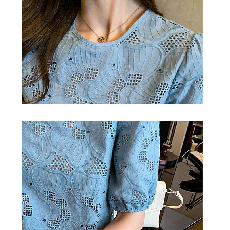 BreezeCut Blouse