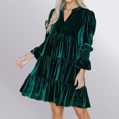 Hannah Velvet Dress