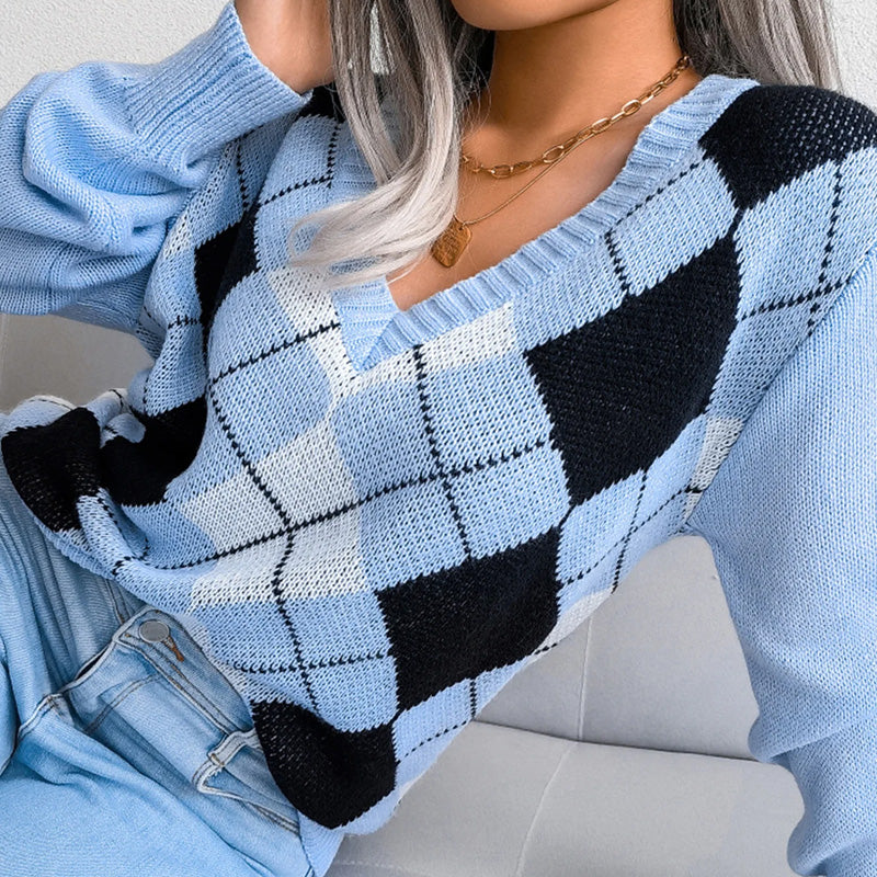 Harriet V-Neck Knit Jumper