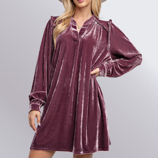 Olivia Velvet Dress