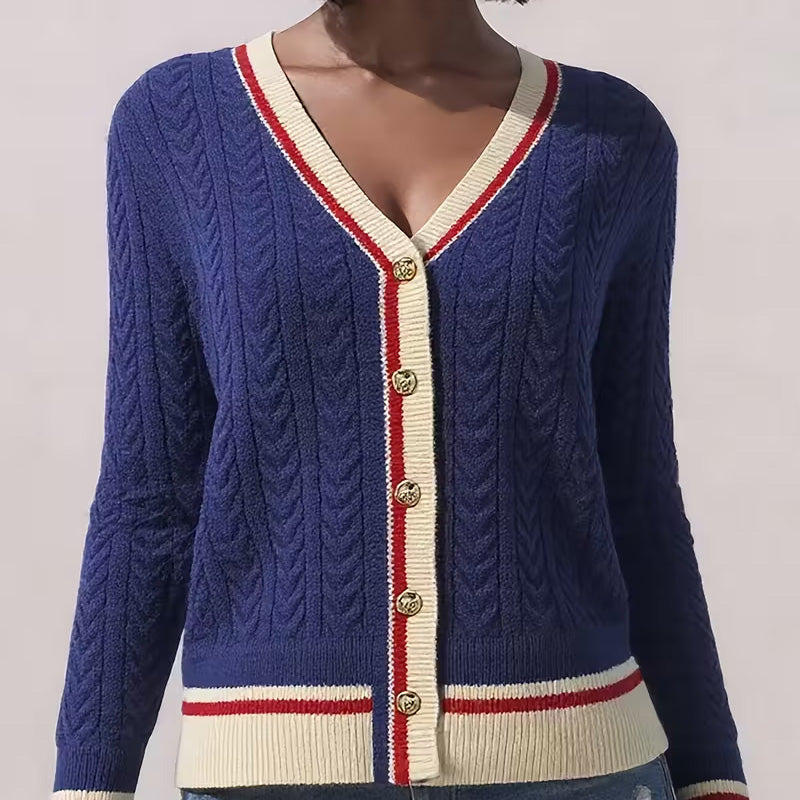 Harper Cable Knit Cardigan