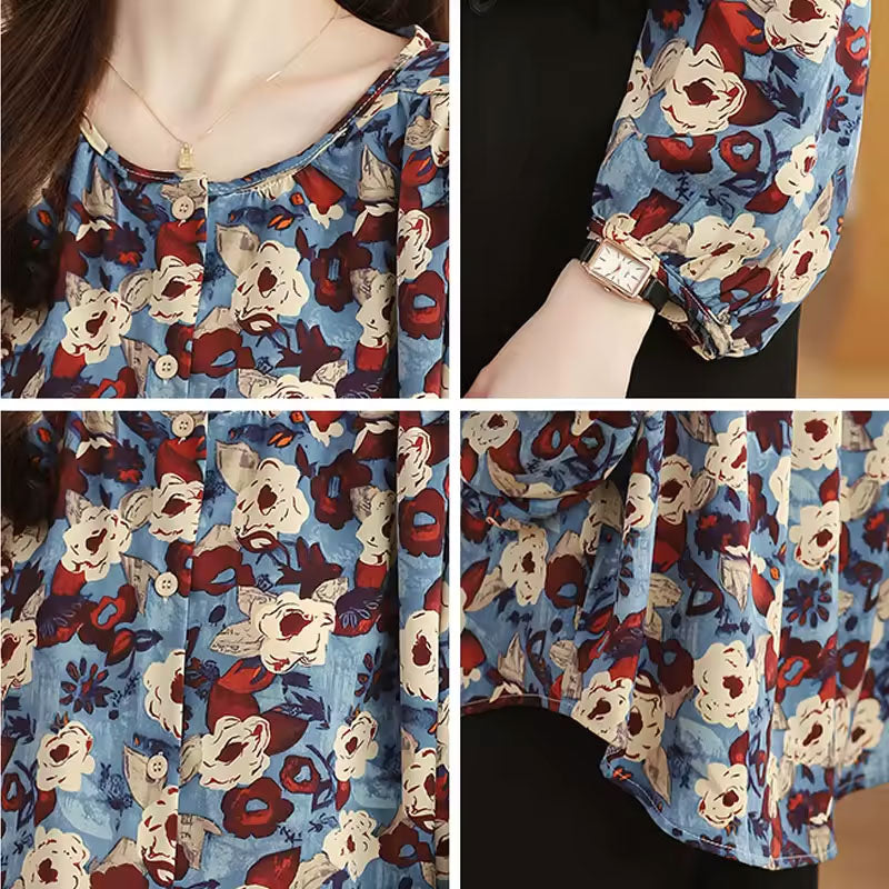 Zoe Floral Flowy Blouse