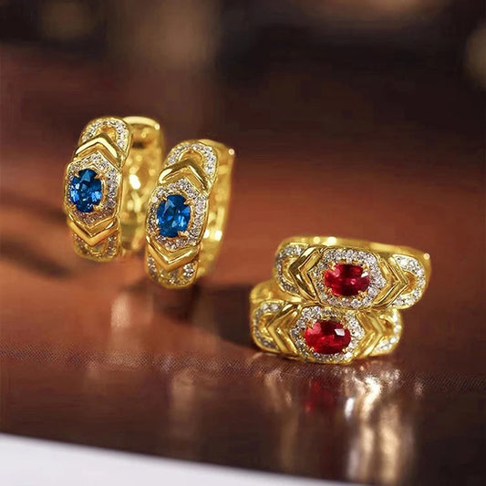 Maddison Royale Gem Hoops