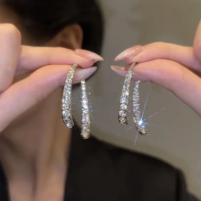 Chloe Hart Hoop Earrings
