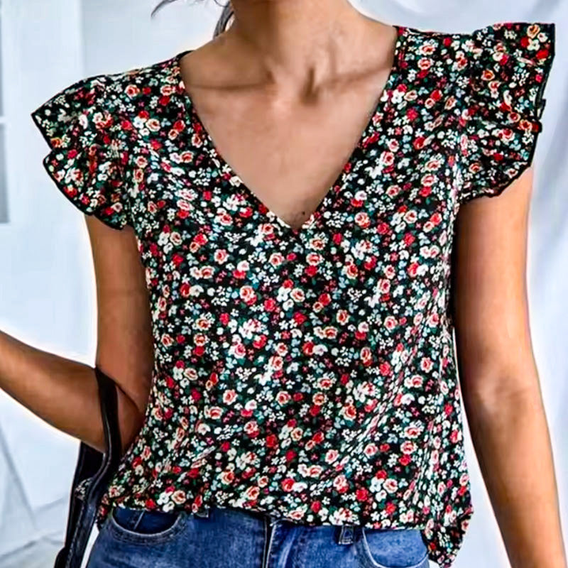 Evelyn Ruffle Blouse