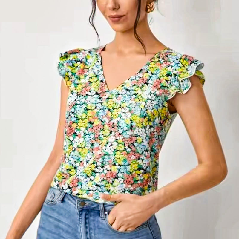 Evelyn Ruffle Blouse