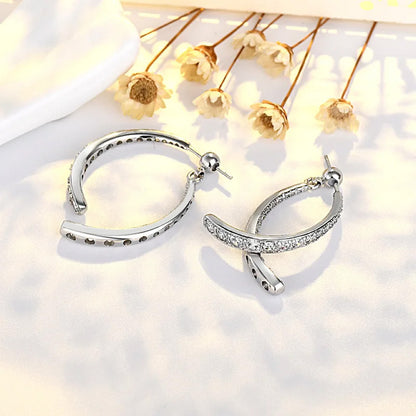 Chloe Hart Hoop Earrings