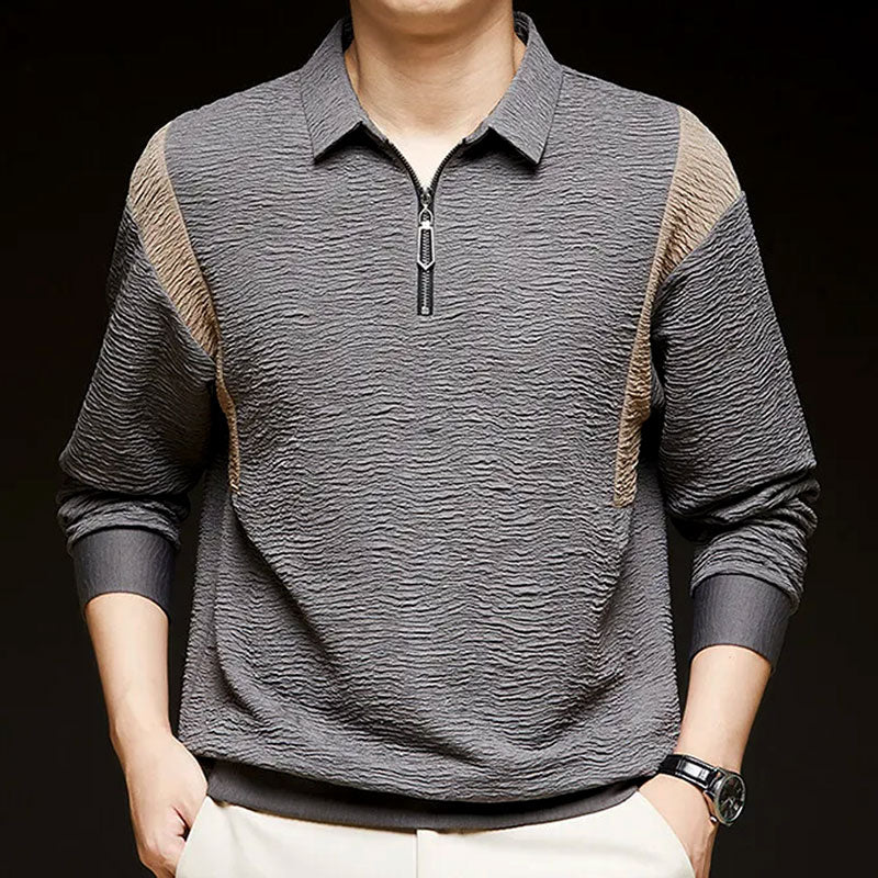 ANDREWS LONG SLEEVE POLO SHIRT