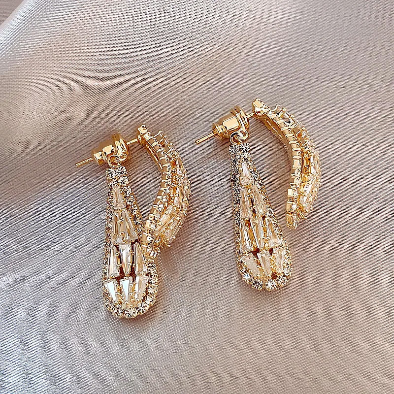 Tahlia Crystal Drop Earrings