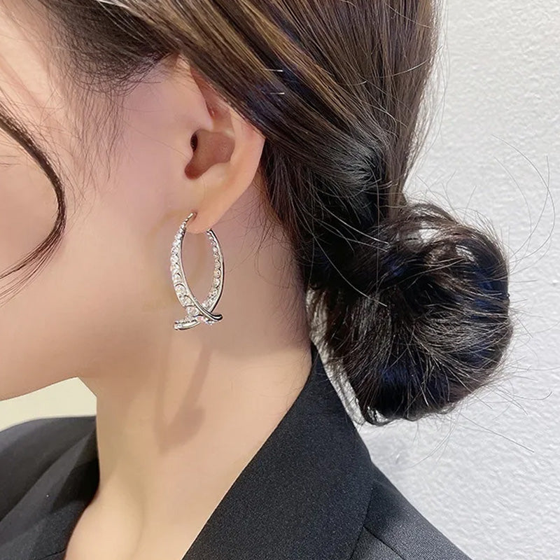 Chloe Hart Hoop Earrings