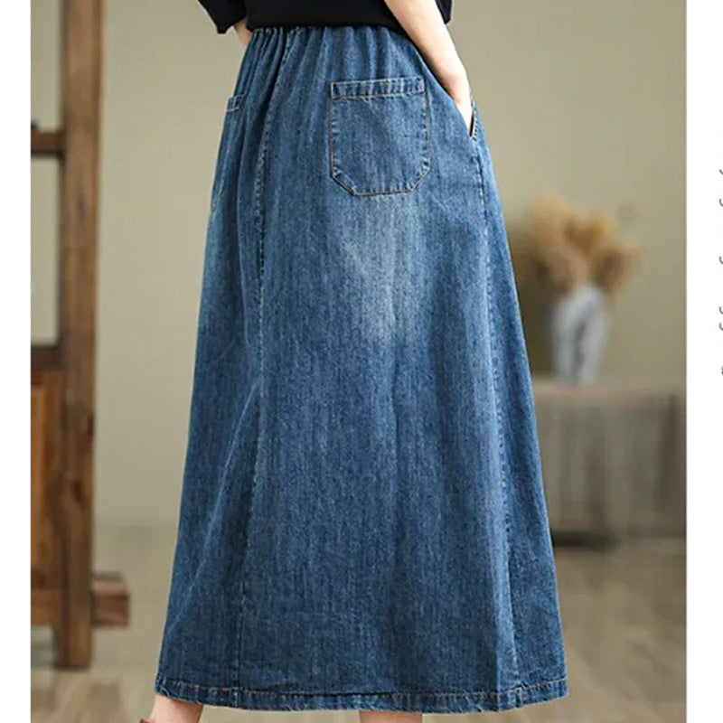 WhiskerCraft Denim Skirt
