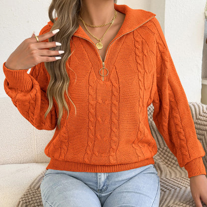 Elsie Knit Half-Zip Pullover