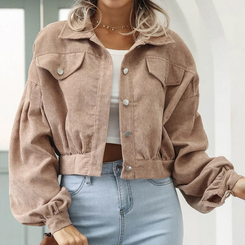 Corduroy Crop Jacket