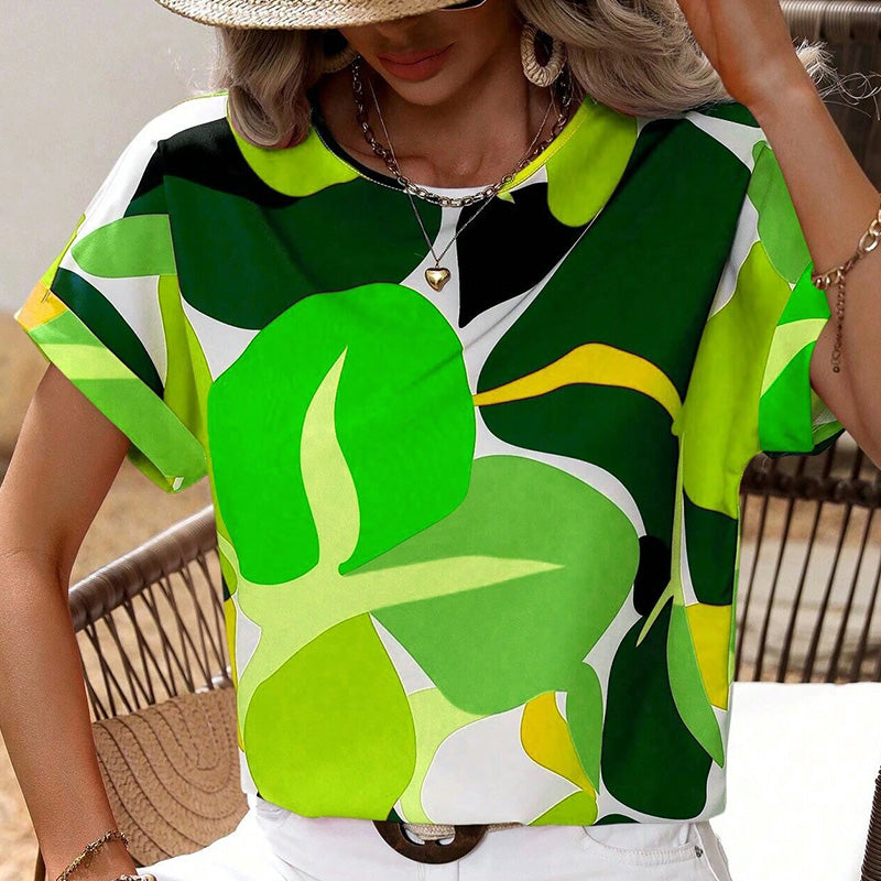 Bold Bloom Print Tee