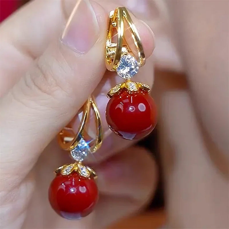 Luna Royale Drop Earrings