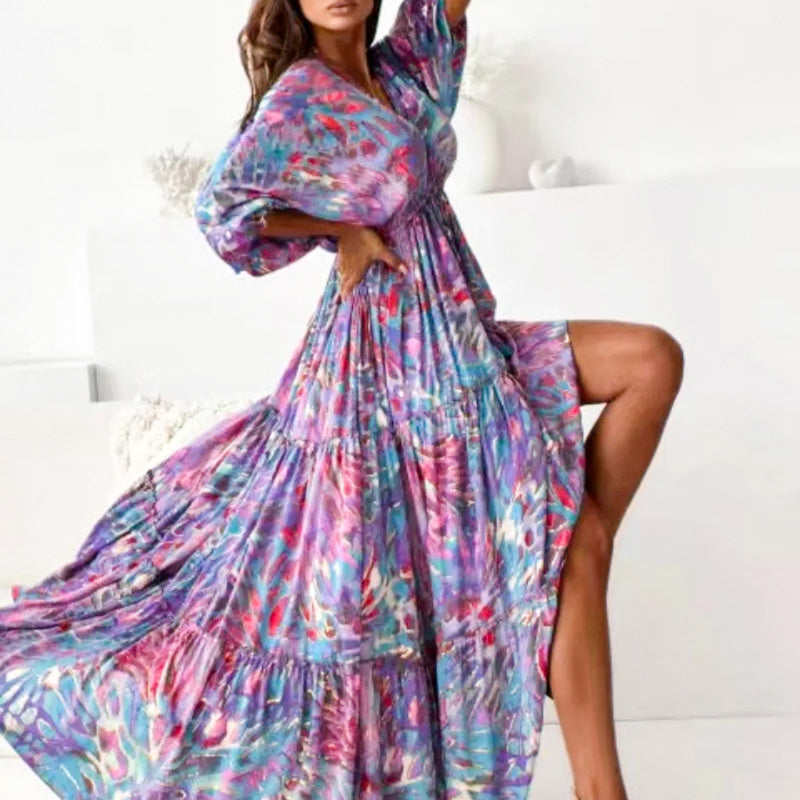 Coastal Flow Maxi Dress