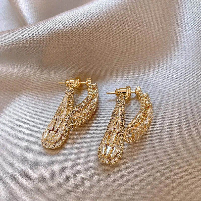 Tahlia Crystal Drop Earrings