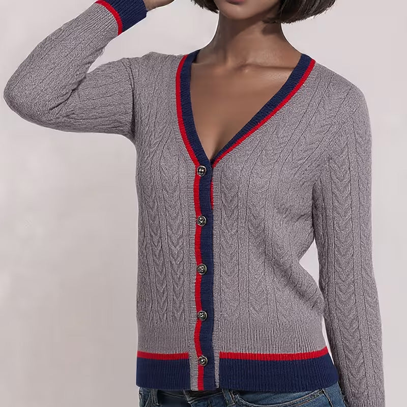 Harper Cable Knit Cardigan