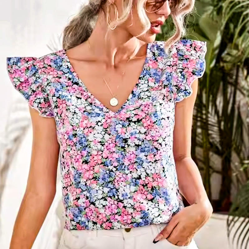 Evelyn Ruffle Blouse